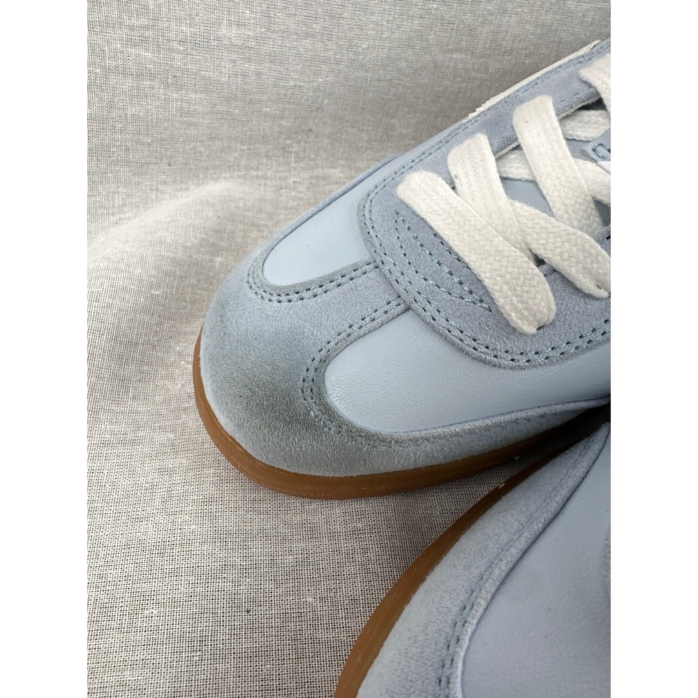 Universal Thread Spencer Light Blue Suede Faux Leather Gum Sole Sneakers 7.5 NEW - Picture 5 of 7
